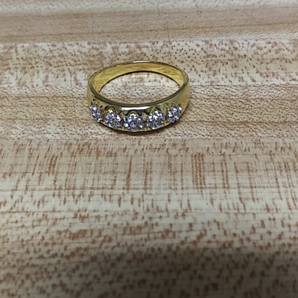 14k Yellow Gold Filled 0.52 Diamond Ring Size 11